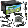 PowerStar 51V LiFePO4 Golf Cart Battery Replacement Black