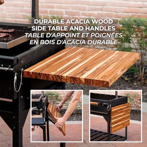 Backyard Discovery Argentine Santa Maria Wood Fire & Charcoal BBQ Grill Black