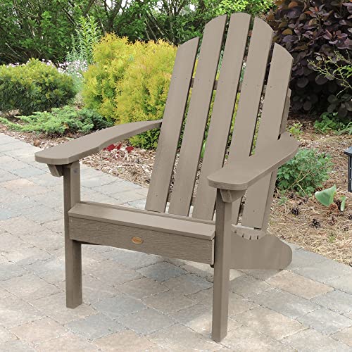 Highwood Classic Westport Adirondack 3-Piece Set, 2 Chairs & Coffee Table, Woodland Brown
