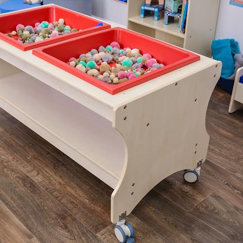 Angeles Mobile Sand & Water Table Wooden