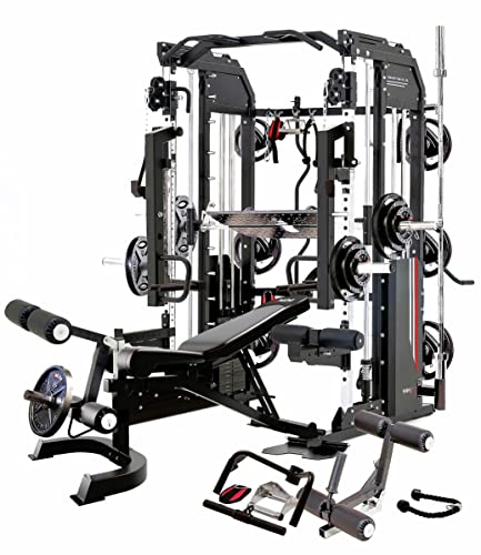 MiM USA Hercules Ex Commercial Smith Machine & Functional Trainer Black