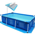 FFCJJDS Ultra Frame Swimming Pool Set with Filter Pump, Ladder & Pool Cover