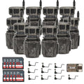Stealth Cam Revolver 36MP 360-Degree Cellular Trail Camera Bundle with 10 Holders, 10 Memory Cards, and Card Reader