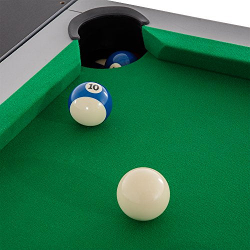 Triumph Sports 3-in-1 7' Rotating Swivel Multigame Table Black