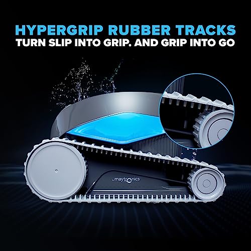 Dolphin Cayman Automatic Robotic Pool Cleaner (2024 Model) - Wall Climbing, Top-Load Filter, HyperBrush
