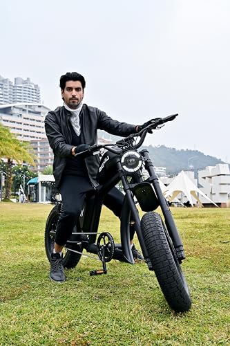 BIGNIU BG-X Electric Bike for Adults, 1500W Brushless Motor, 48V/31.5Ah, Front/Rear Turn Signal, Dual Suspension Ebikes (Dark Black)