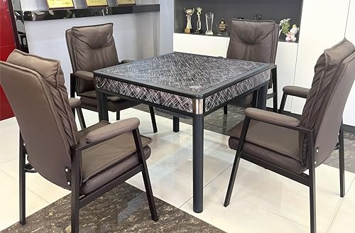 usamjtable Automatic Mahjong Table Roller Coaster Style Polysilver