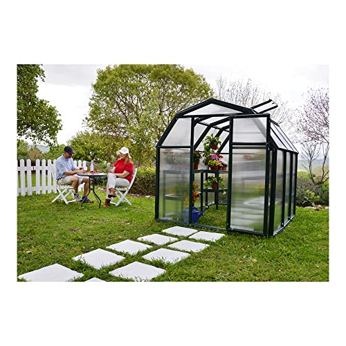 Palram Canopia Rion EcoGrow 2 Greenhouse 6x12 Ft Dark Green