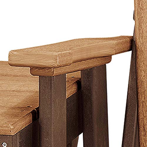 American Furniture Classics OS Home and Office 515CTB-K Double Glider Cedar/Tudor Brown