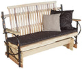 Furniture Barn USA 5' Hickory Porch Glider Rustic Hickory