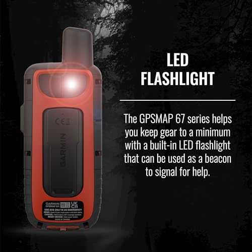 Garmin GPSMAP 67i Rugged Hiking GPS Black
