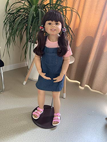 Saskai Reborn Huge 39" Lifelike Toddler Girl Doll Multicolor