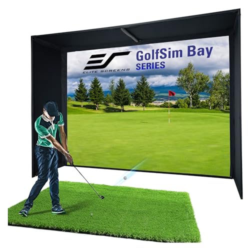 Elite Projector Golf Impact Screen White