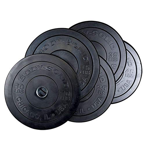 Body-Solid Chicago Extreme Bumper Plate Black