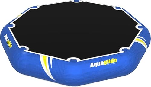 AQUAGLIDE Rebound 20 Inflatable Water Trampoline Blue