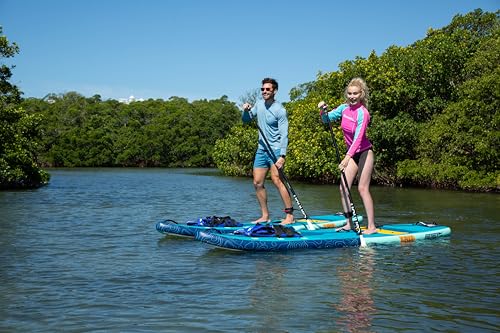 Sea Eagle Longboard LB11 Inflatable Paddleboard Blue/Yellow/Turquoise