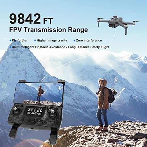 Tucok 011RTS 4K Camera Drone GPS Obstacle Avoidance Dark Black