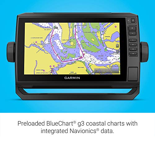 Garmin ECHOMAP UHD 94SV 9" Chartplotter with U.S. BlueChart G3 and GT54UHD-TM Transducer Black