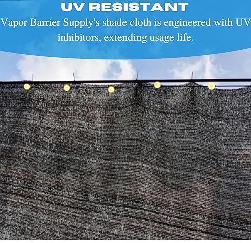Generic VBS Black Shade Cloth 26' x 200'