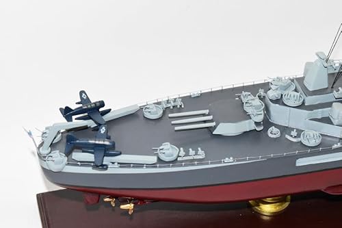 Squadron Nostalgia LLC USS Massachusetts BB-59 Battleship Mahogany Model 24-Inch