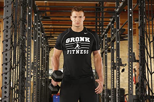 Gronk Fitness Rubber Hex Dumbbell Set - Pairs - 5-50lbs