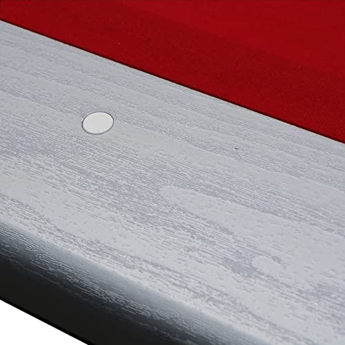 Hathaway Mirage 88-in Pool Table Black/Red