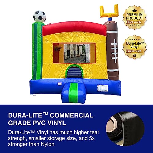 HERO KIDDO Sports Commercial Grade Bounce House with Blower
