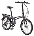 Schwinn Adapt U Folding Bike 20-Inch Wheels 7-Speed Steel Blue