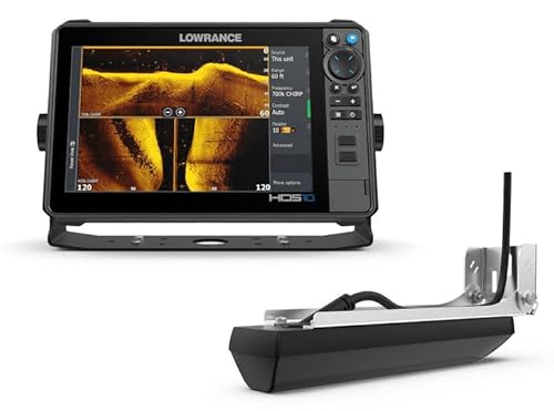 Lowrance HDS PRO 10 Inch Fish Finder/Chart Plotter with ActiveImaging HD 3-in-1 Transducer, Black