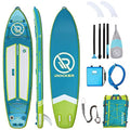 iROCKER Inflatable Stand Up Paddle Board Ultra Series Teal/Lime
