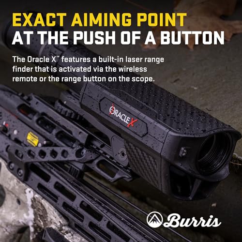 TenPoint Flatline 460 Oracle X Crossbow Black - 460 FPS, Burris Rangefinding Scope, ACUslide System