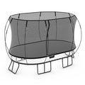 Springfree Large Oval Trampoline 8x13 ft Black