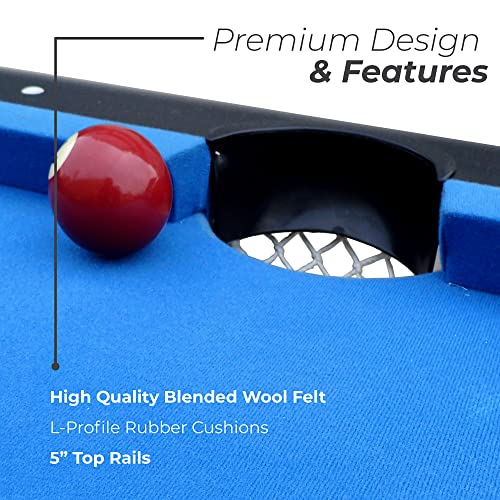 Hathaway Fairmont Portable 6-Ft Pool Table Blue