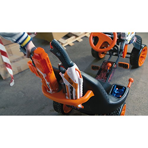 Hauck Nerf Battle Racer Pedal Go Kart Orange/Grey/Black
