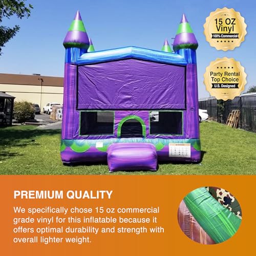 JumpOrange Mermaid Commercial Bounce House 13x13 with Blower