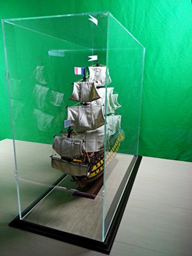Acrylicjob Clear Acrylic Display Case 54x15x44 Inch for Tall Model Ships
