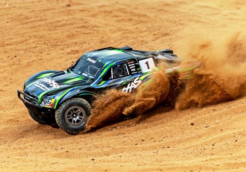 Traxxas Slash 4X4 Brushless 1/10 Scale 4WD Short Course Truck Green
