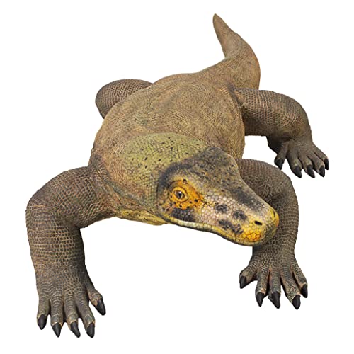 Design Toscano Large Komodo Dragon Statue Multicolor