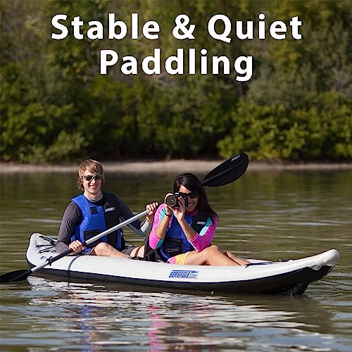 Sea Eagle 385FT Fasttrack Pro Carbon Inflatable Touring Kayak Blue/White