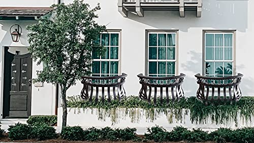 L.A Ornamental Decorative Balcony Outdoor Black