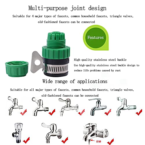 C/H Garden Hose Pipe 100m Flexible Lightweight with Spray Gun