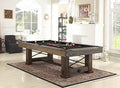 Playcraft Rio Grande 7’ Slate Pool Table Weathered Bark