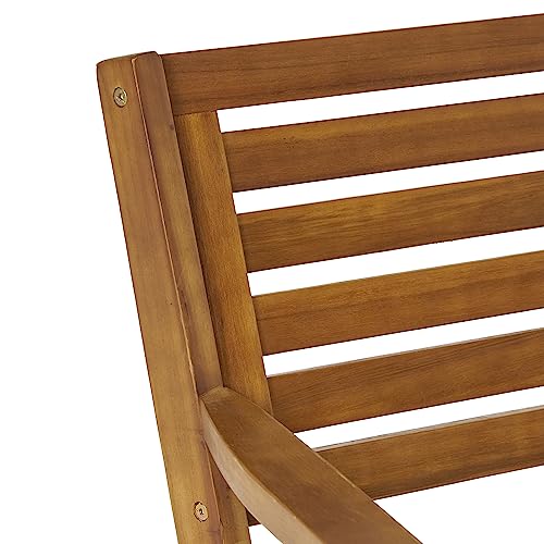 Christopher Knight Home Hermosa 5-Pc Acacia Wood Dining Set Teak Finish