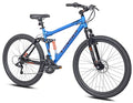 Kent International 27.5" Takara Jiro Mountain Bike Men's Dual Suspension Blue