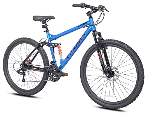 Kent International 27.5" Takara Jiro Mountain Bike Men's Dual Suspension Blue