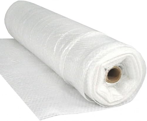 Farm Plastic Supply Vapor Barrier Clear Greenhouse Plastic Sheeting 10 Mil 42' x 100'