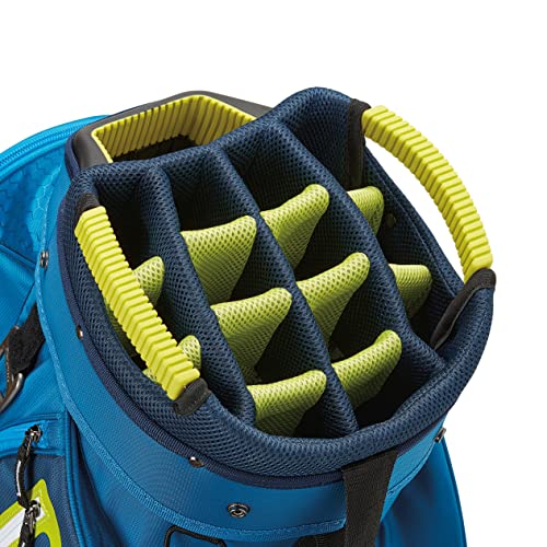 TaylorMade 2022 Select ST Cart Bag Blue/Navy/Lime