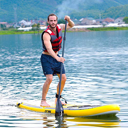 Pool Central Zray R1 Rapid Race Inflatable Paddle Board 12.5' Yellow