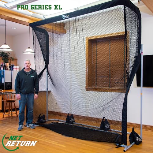 Net Return Pro Series V2 XL Golf and Multi-Sport Net Black