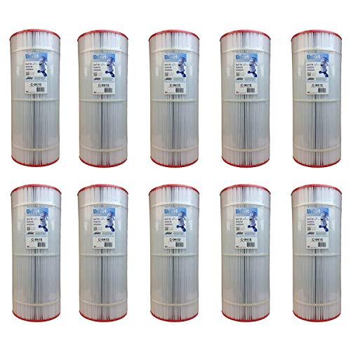 Unicel Swimming Pool Cartridge Filter 100 sqft Sharp Pleats (10 Pack)